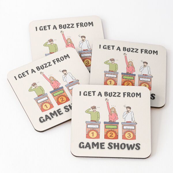 Item preview, Game Shows Get Me Buzzed Cartoon designed and sold by AlpacaSmokes.