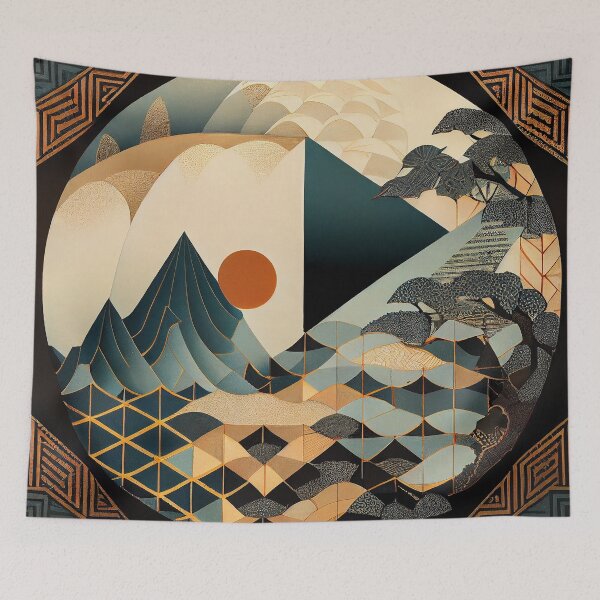 Item preview, Seaside Fishing Village designed and sold by JunoMoLLC.