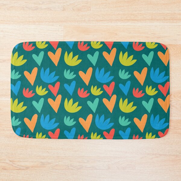 Item preview, Colorful hearts and flower shapes Seamless Pattern designed and sold by S4Graphics.