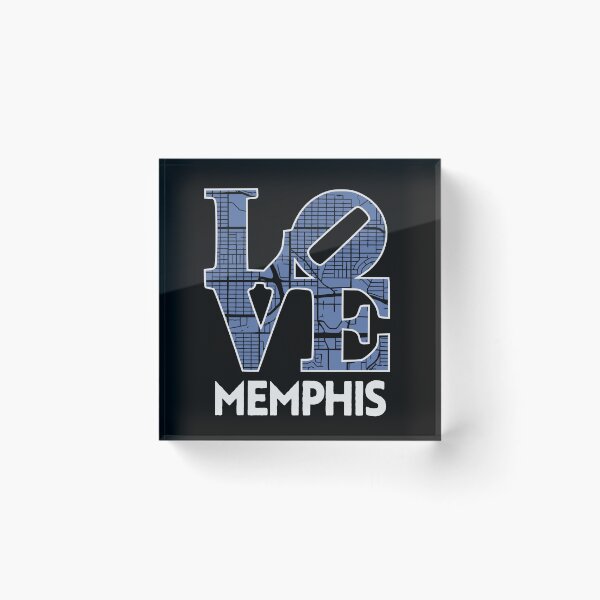 Item preview, Love Memphis City Map Memphis 901 designed and sold by pixeljamz.