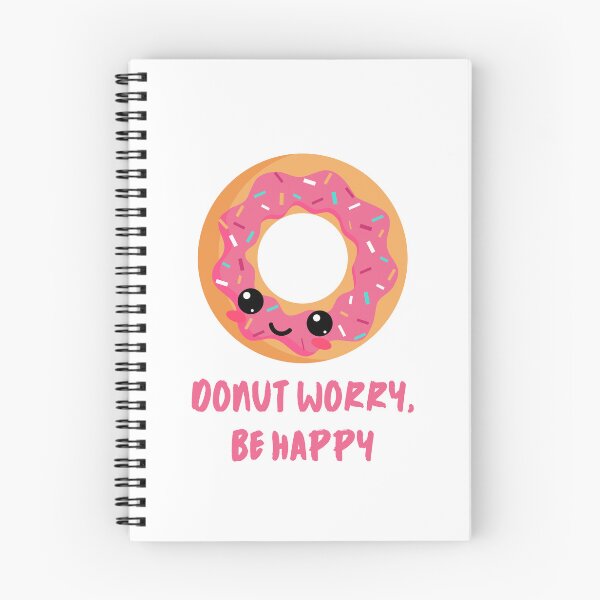 Artikelvorschau, „Donut Worry, Be Happy“ – süßes und verspieltes Design für Donut-Liebhaber entworfen und verkauft von HappyGoodTees.