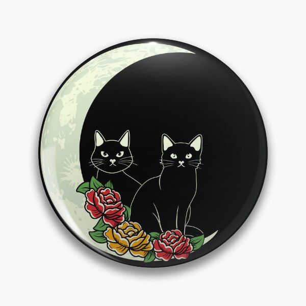 Item preview, Cats sitting on a moon designed and sold by SushiAnn.