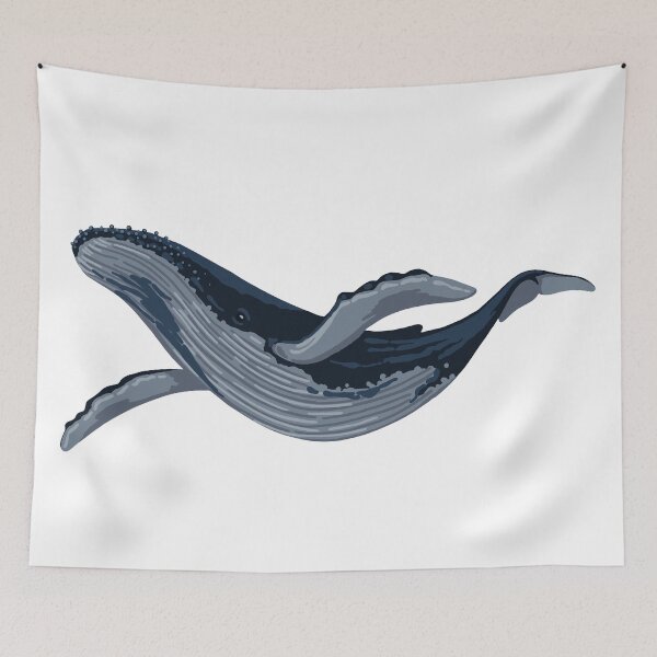 Item preview, whale designed and sold by addict2reading.
