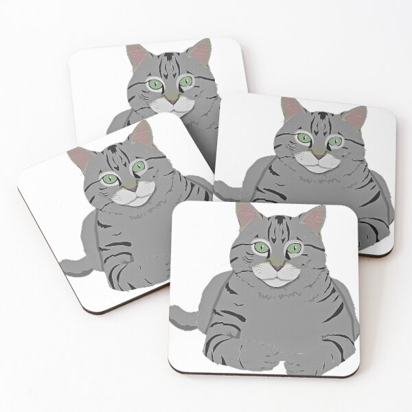 Item preview, Grey Cute Kitty designed and sold by Gile-Shop.