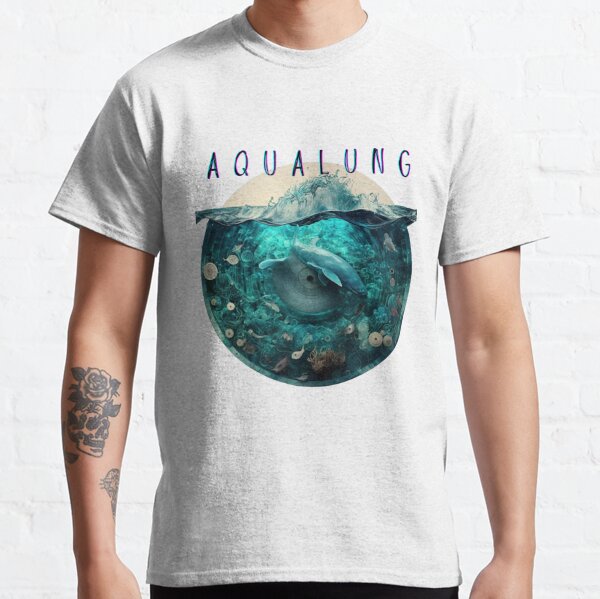 Aqualung (Blue - Transparent) Classic T-Shirt