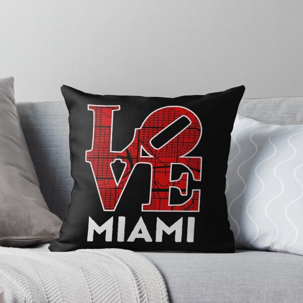 Item preview, Love Miami City Map Miami 305 designed and sold by pixeljamz.