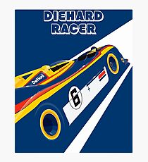 Diehard racer retro Photographic Print