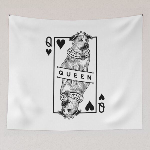 Item preview, Chinook Queen Of Hearts Funny Dog Lover Pop Art designed and sold by GrandeDuc.
