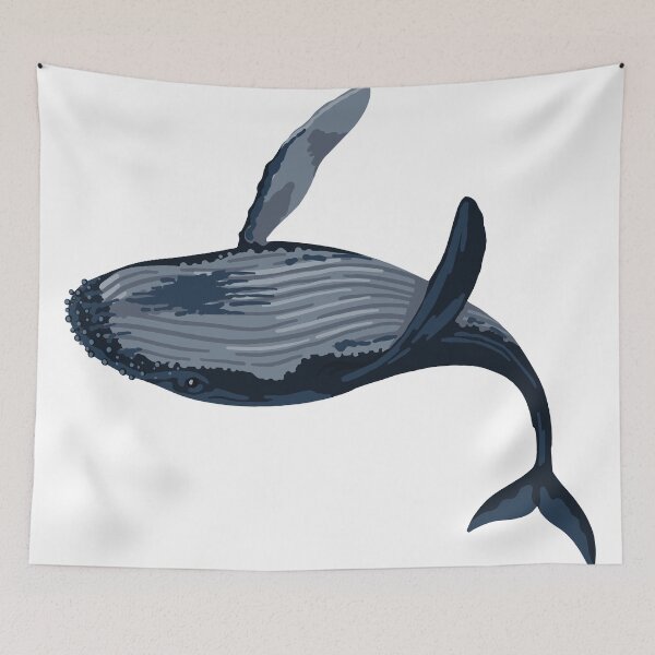 Item preview, whale designed and sold by addict2reading.