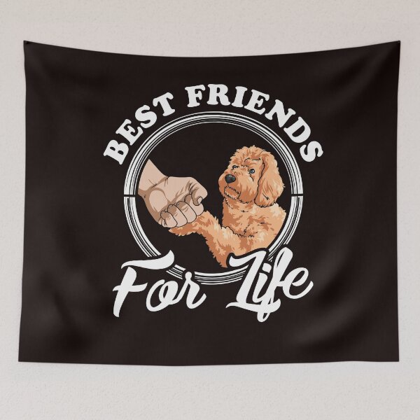 Item preview, Goldendoodle Lover Design Funny Doodle Shirt "Best Friends For Life" designed and sold by adsman68.