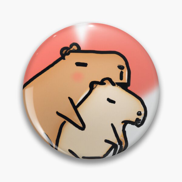 Item preview, capybara hugs baby  designed and sold by Capybara-2137.