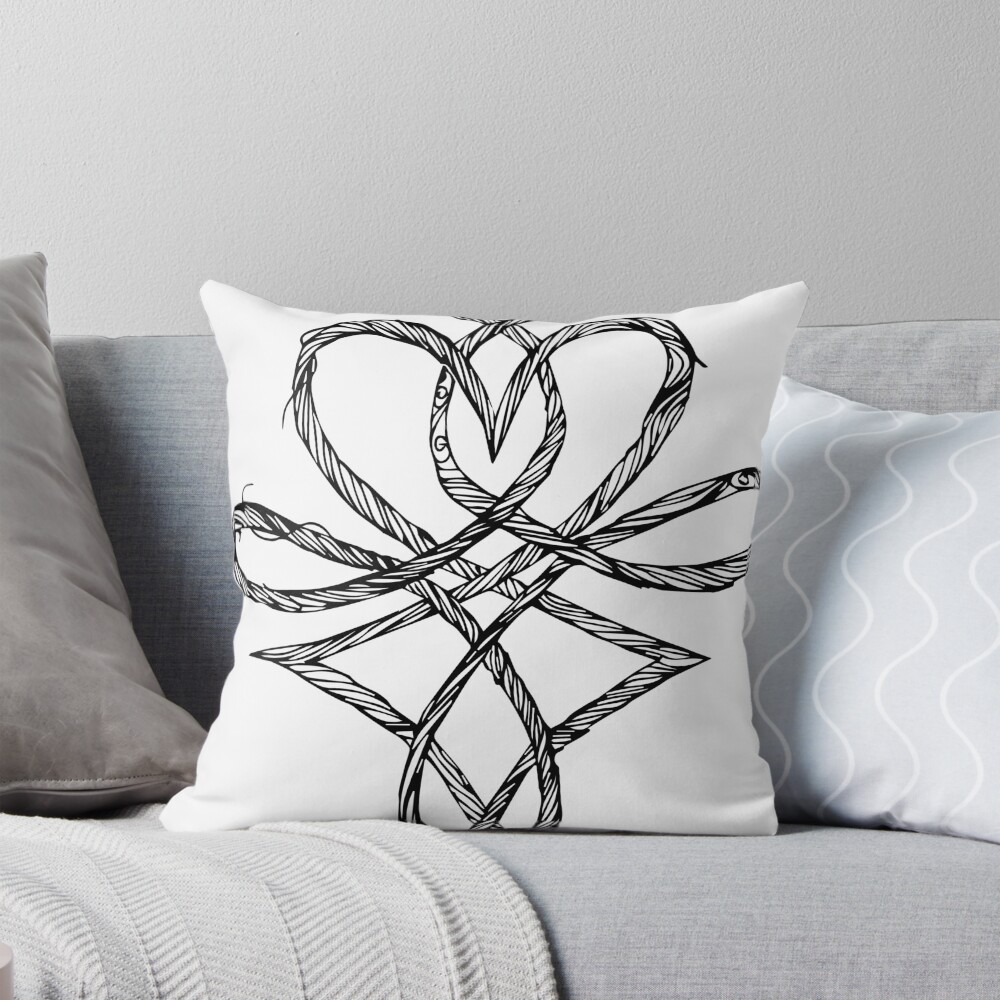 Item preview, Throw Pillow designed and sold by FrejaFri.