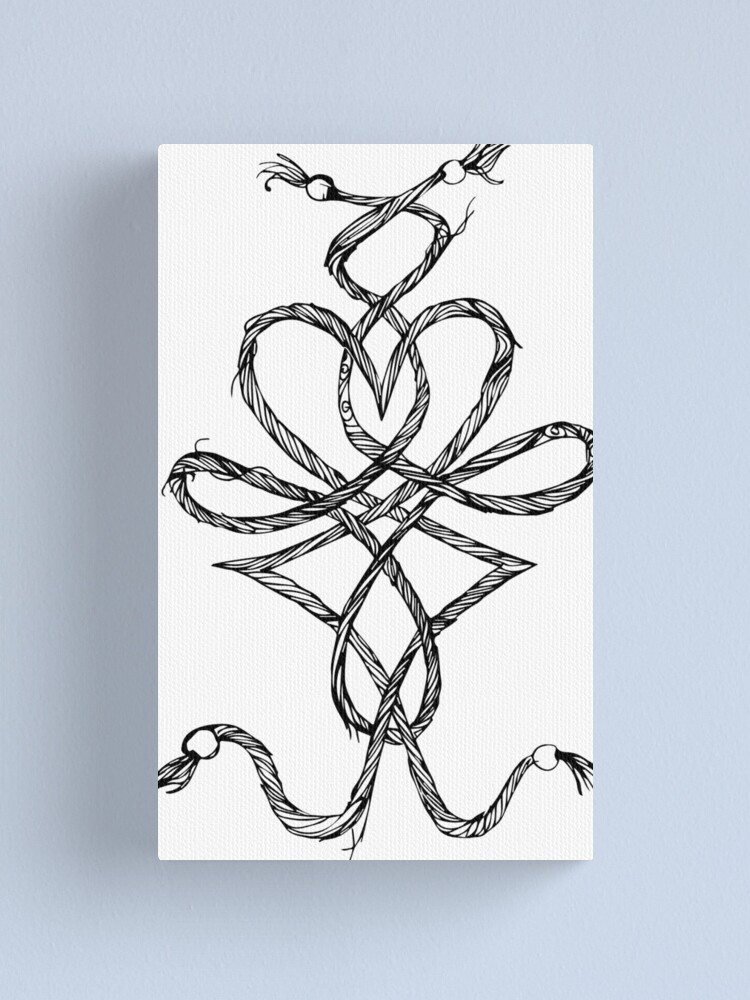 Imagen 1 de 3, Lienzo con la obra Hjerteflet, diseñada y vendida por FrejaFri.