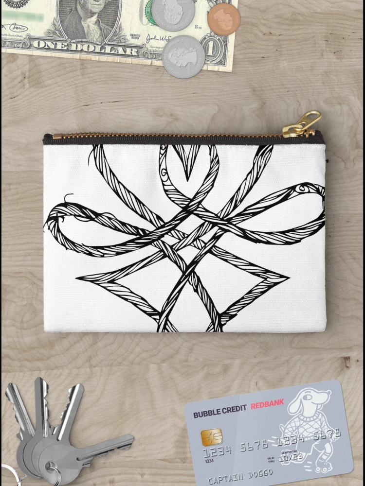Thumbnail 3 of 4, Zipper Pouch, Hjerteflet designed and sold by Freja Friborg.