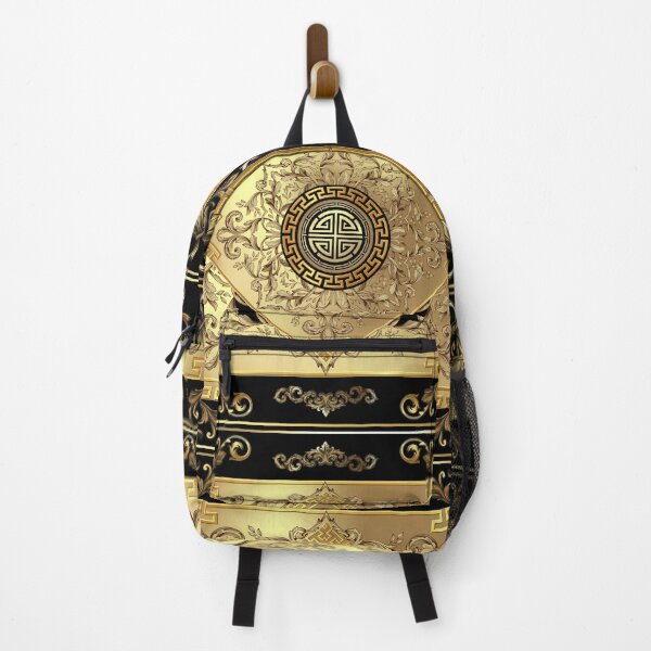 Item preview, Greek Key Diamond Ornate Baroque Golden designed and sold by Yiorgos Designs.