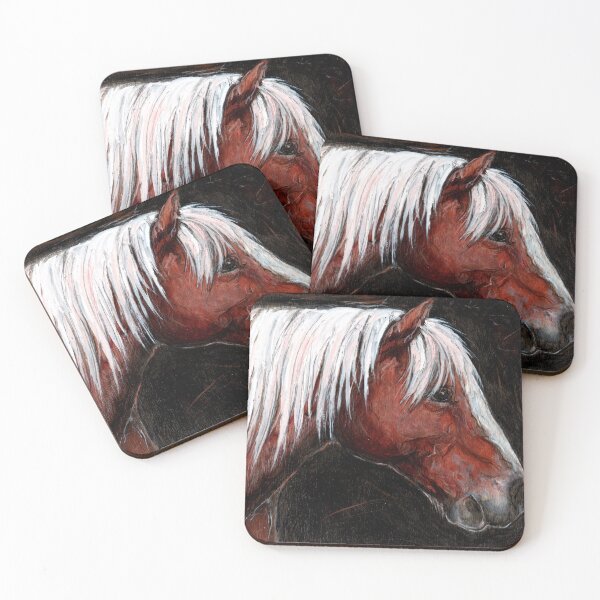 Item preview, Charcoal and Acrylic Horse Painting Art designed and sold by EmeraldArtwork.