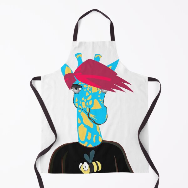 Item preview, Cool Giraffe and bee! Funky design! designed and sold by BrigitaArtShop.