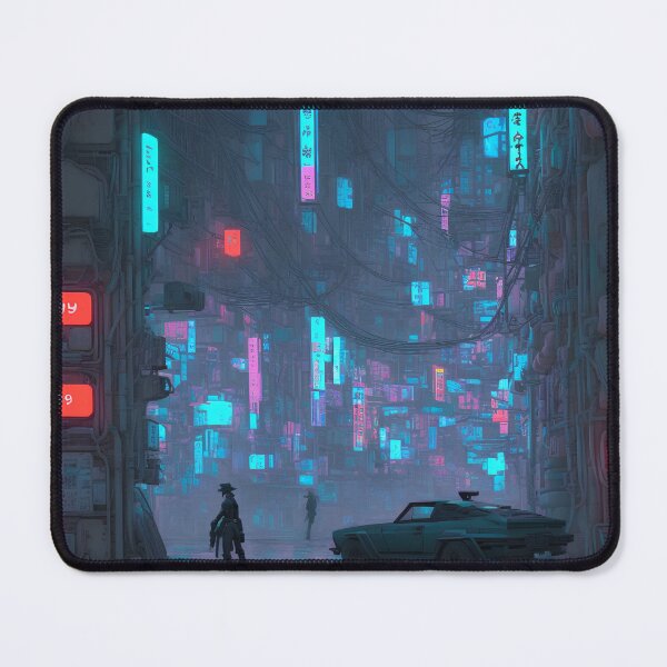 Item preview, Japanese futuristic anime street scene designed and sold by Metaverse8.