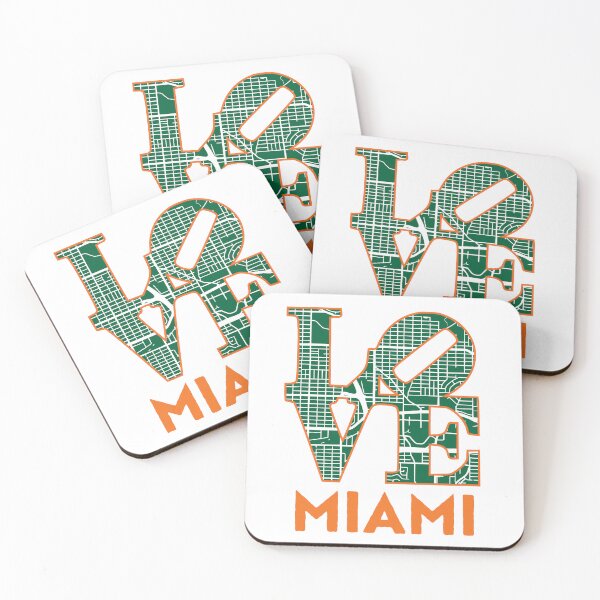 Item preview, Love Miami City Map Miami 305 designed and sold by pixeljamz.