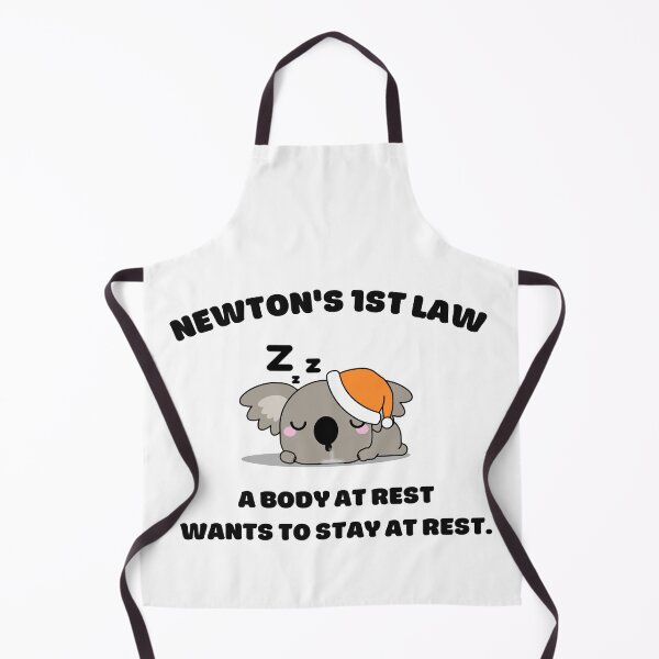 Item preview, Newton's First Law- Funny Physics Joke designed and sold by MedRedaKh.