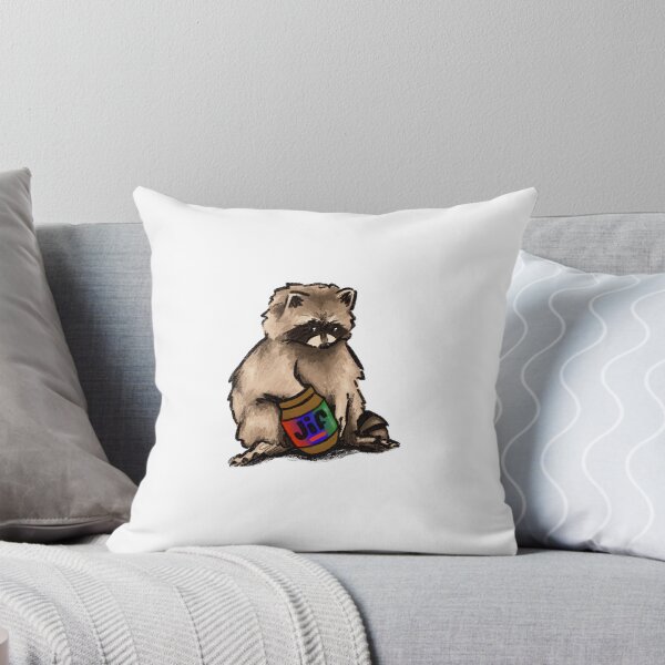 Item preview, Raccoon Eating Peanut Butter designed and sold by oatmeal o-o.