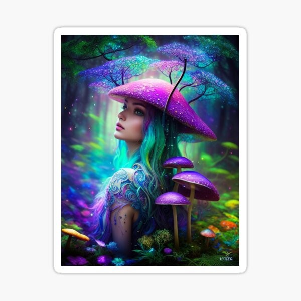 Psychedelic Mother Nature #70 Part of the Psychedelic Mother Nature Collection Sticker