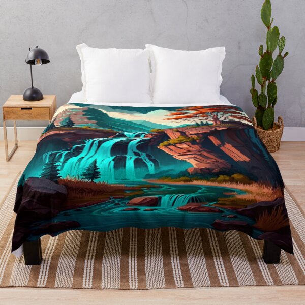 Item preview, Waterfall in The Mountains designed and sold by L'art Designs.