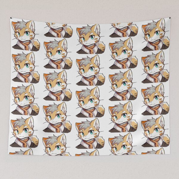 Item preview, furry elegant cat designed and sold by ElManuOrtiz.
