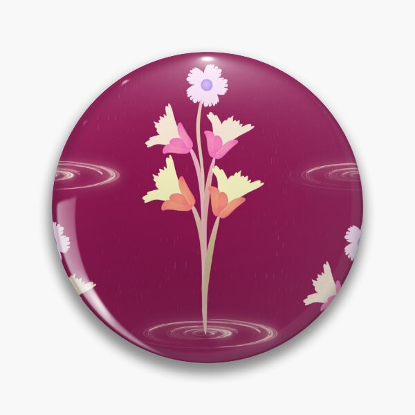 Item preview, Oconee Bells Flower - Maroon designed and sold by JaselviiStudio.