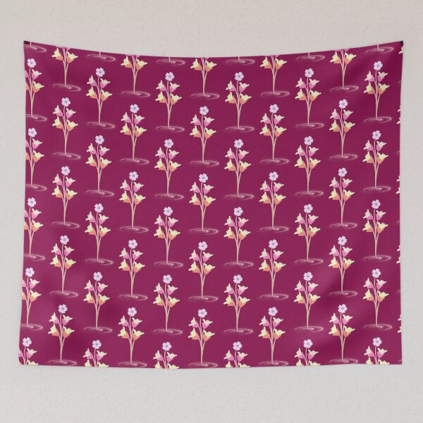 Item preview, Oconee Bells Flower - Maroon designed and sold by JaselviiStudio.