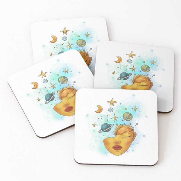 Item preview, Psychedelic women illustration art designed and sold by NeFeLiBaTa DeSiGN.