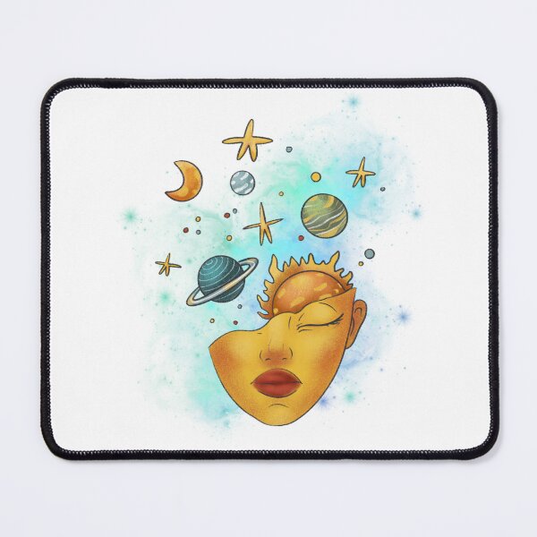 Item preview, Psychedelic women illustration art designed and sold by NeFeLiBaTa DeSiGN.