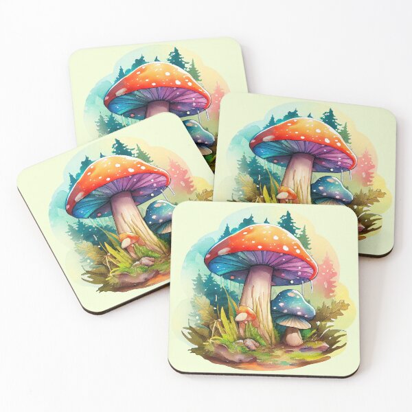 Item preview, Watercolor Mushrooms designed and sold by katydid1.