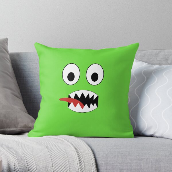 BLUE FACE Rainbow Friends. Blue Roblox Rainbow Friends Characters, roblox,  video game. Halloween Throw Pillow for Sale by Mycutedesings-1