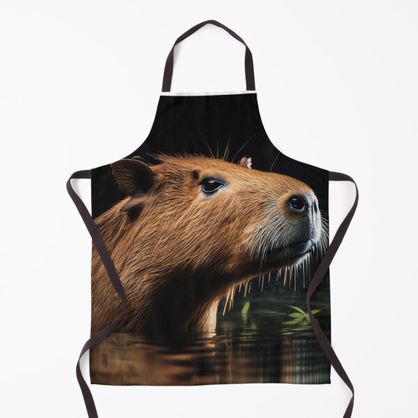 Artikelvorschau, Capybara Dramatisches Wasserporträt entworfen und verkauft von Animally-Ai.