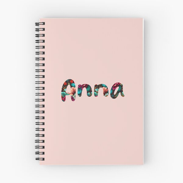 Artikelvorschau, Blumen-Anna-Name: Anna-Name mit Blumen entworfen und verkauft von ABCDEmily ©.