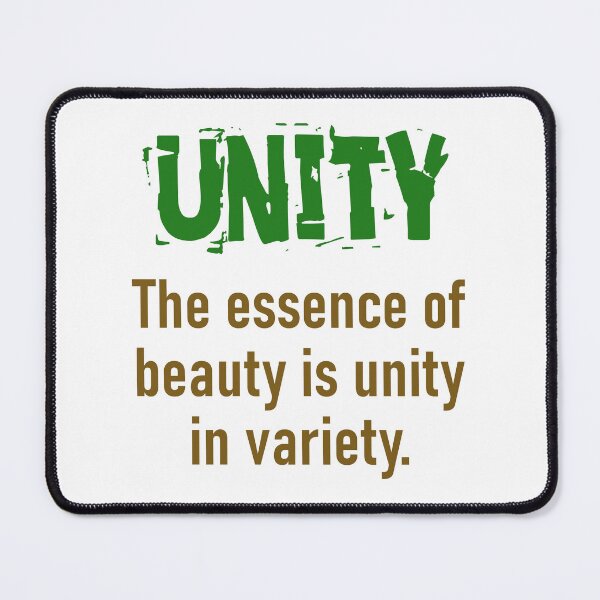 Item preview, The Essence Of Beauty - Unity Quote designed and sold by CrankyOldDude.