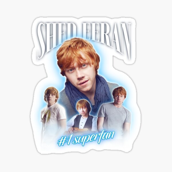 Item preview, Rupert Grint Shed Eeran Parody Cursed Fan Collage designed and sold by snazzyseagull.