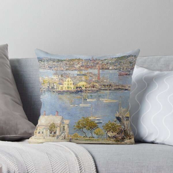 Item preview, Glouster Harbor by Frederick Childe Hassam designed and sold by tomorrowsart.