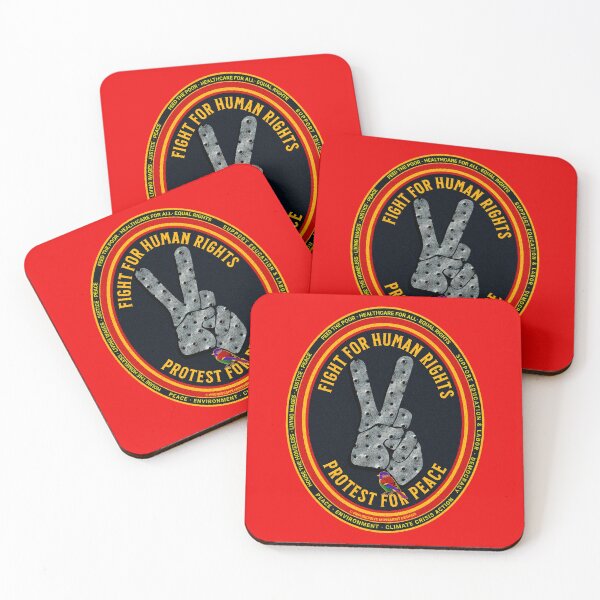 Item preview, PMD00551 Progressive Movement Designs Progress Peace Sign Victory Sign shows you support human rights and peace for progressive Democrats, progressive Independents and Bernie Sanders supporters designed and sold by ProgressiveLeft.