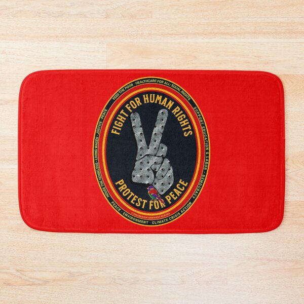 Item preview, PMD00551 Progressive Movement Designs Progress Peace Sign Victory Sign shows you support human rights and peace for progressive Democrats, progressive Independents and Bernie Sanders supporters designed and sold by ProgressiveLeft.