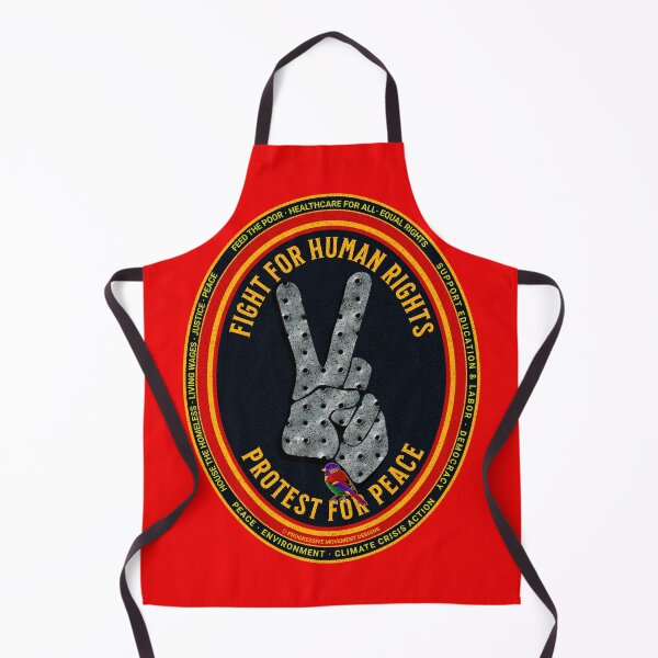Item preview, PMD00551 Progressive Movement Designs Progress Peace Sign Victory Sign shows you support human rights and peace for progressive Democrats, progressive Independents and Bernie Sanders supporters designed and sold by ProgressiveLeft.