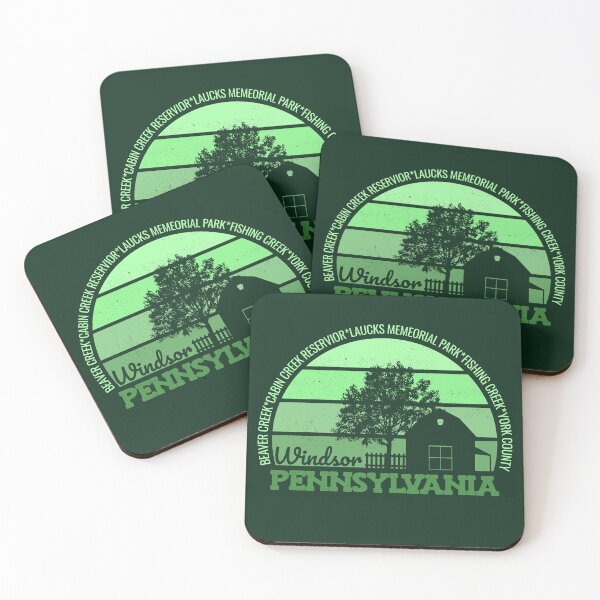 Item preview, Windsor Pennsylvania Sunset Retro Vintage Local Pride Logo designed and sold by CRHPOD20.