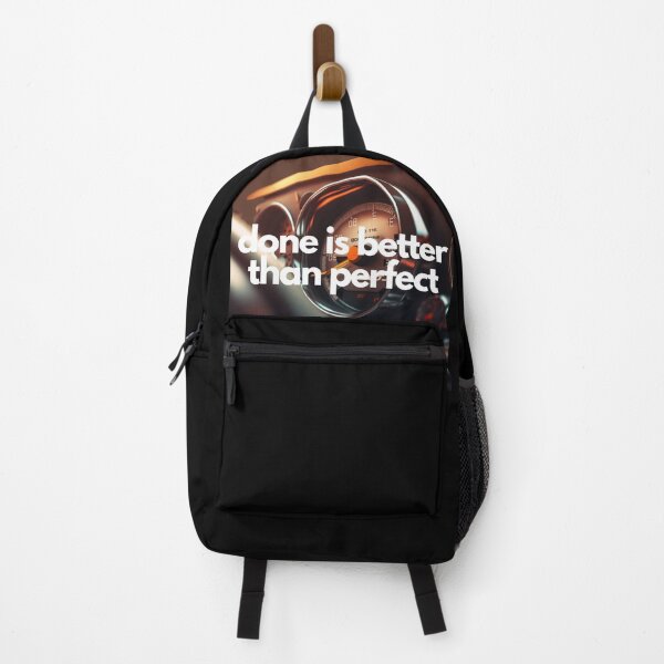 Item preview, Done is better than perfect White on Black entrepreneur minimalist, Clockpunk, Frutiger Aero, Analog photography, CGsociety, Soft focus designed and sold by EmprendeHoy.