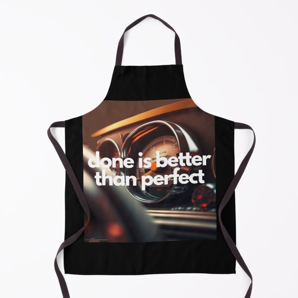 Item preview, Done is better than perfect White on Black entrepreneur minimalist, Clockpunk, Frutiger Aero, Analog photography, CGsociety, Soft focus designed and sold by EmprendeHoy.