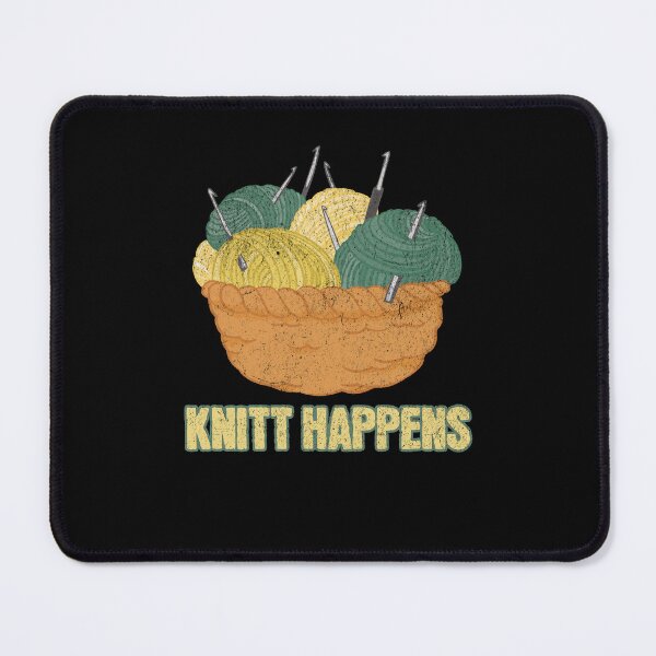 Item preview, Funny Knitting Pun designed and sold by WhistlingSnail.