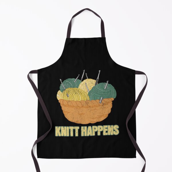 Item preview, Funny Knitting Pun designed and sold by WhistlingSnail.