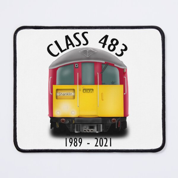 Item preview, Class 483 Island Line Train London Underground Stock designed and sold by jameswattsart.