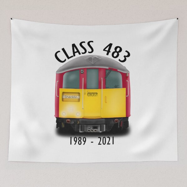 Item preview, Class 483 Island Line Train London Underground Stock designed and sold by jameswattsart.
