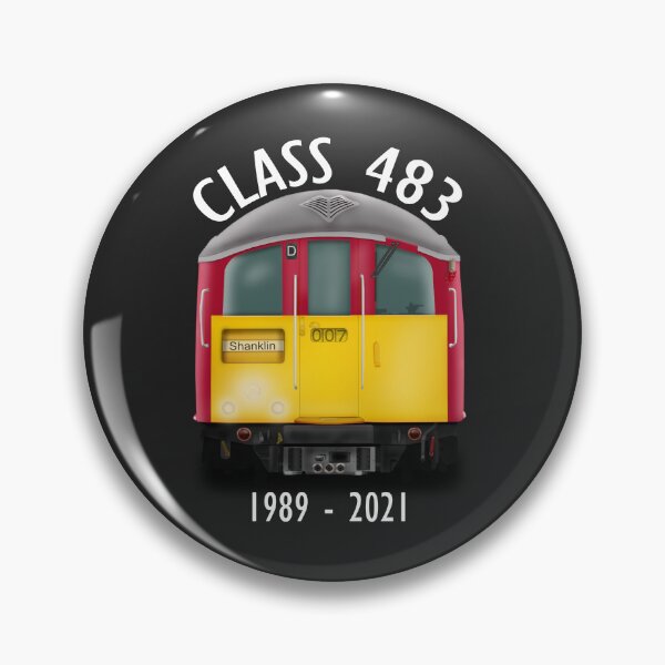 Item preview, Class 483 Island Line Train London Underground Stock designed and sold by jameswattsart.